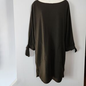 Max Studio lightweight tunic sweater dress (BLACK)